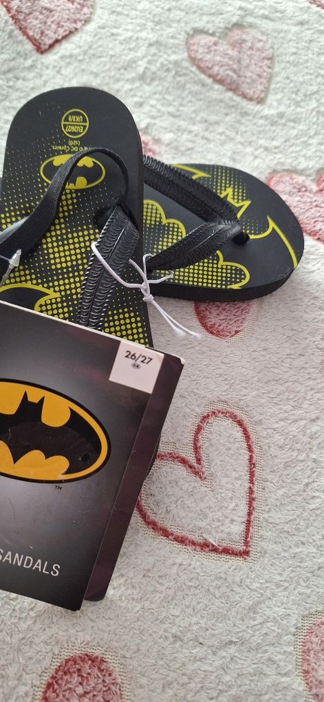 Nowe japonki sandały dla chlopca batman 26-27