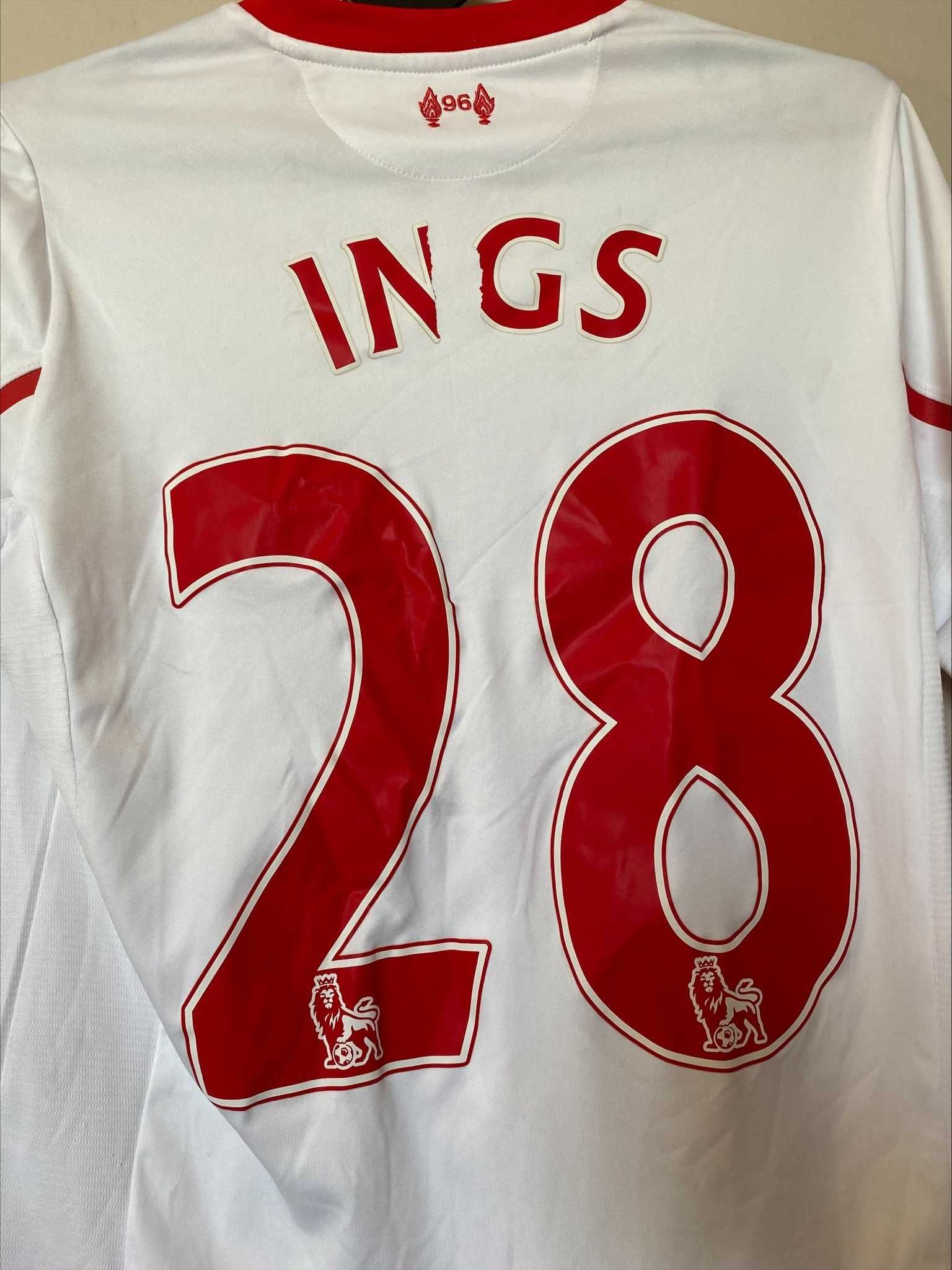 Liverpool F.C. nr 28 Ings - 2015 - 2016 - New Balance - Unikat