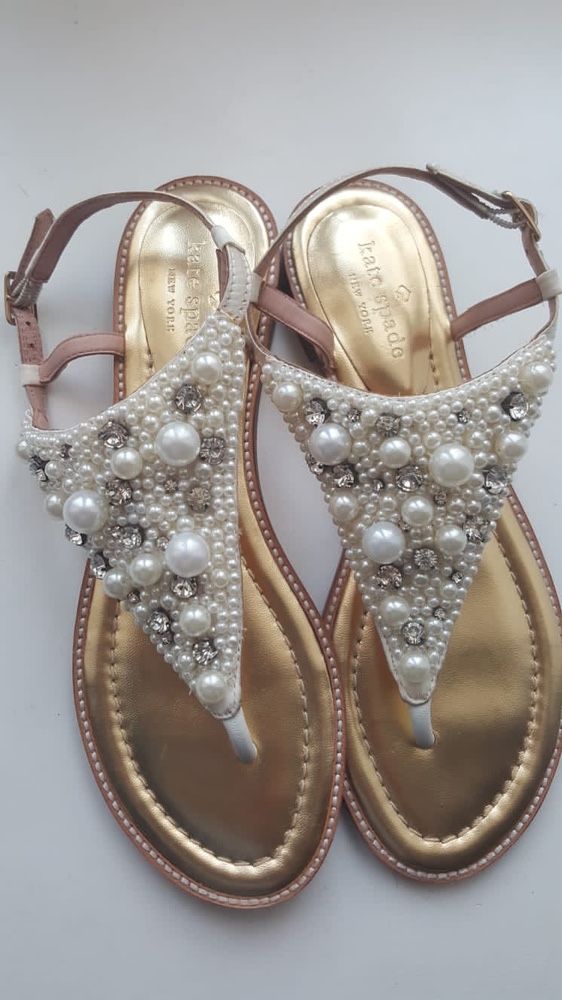 Kate spade  sandały z perełkami r. 38,5