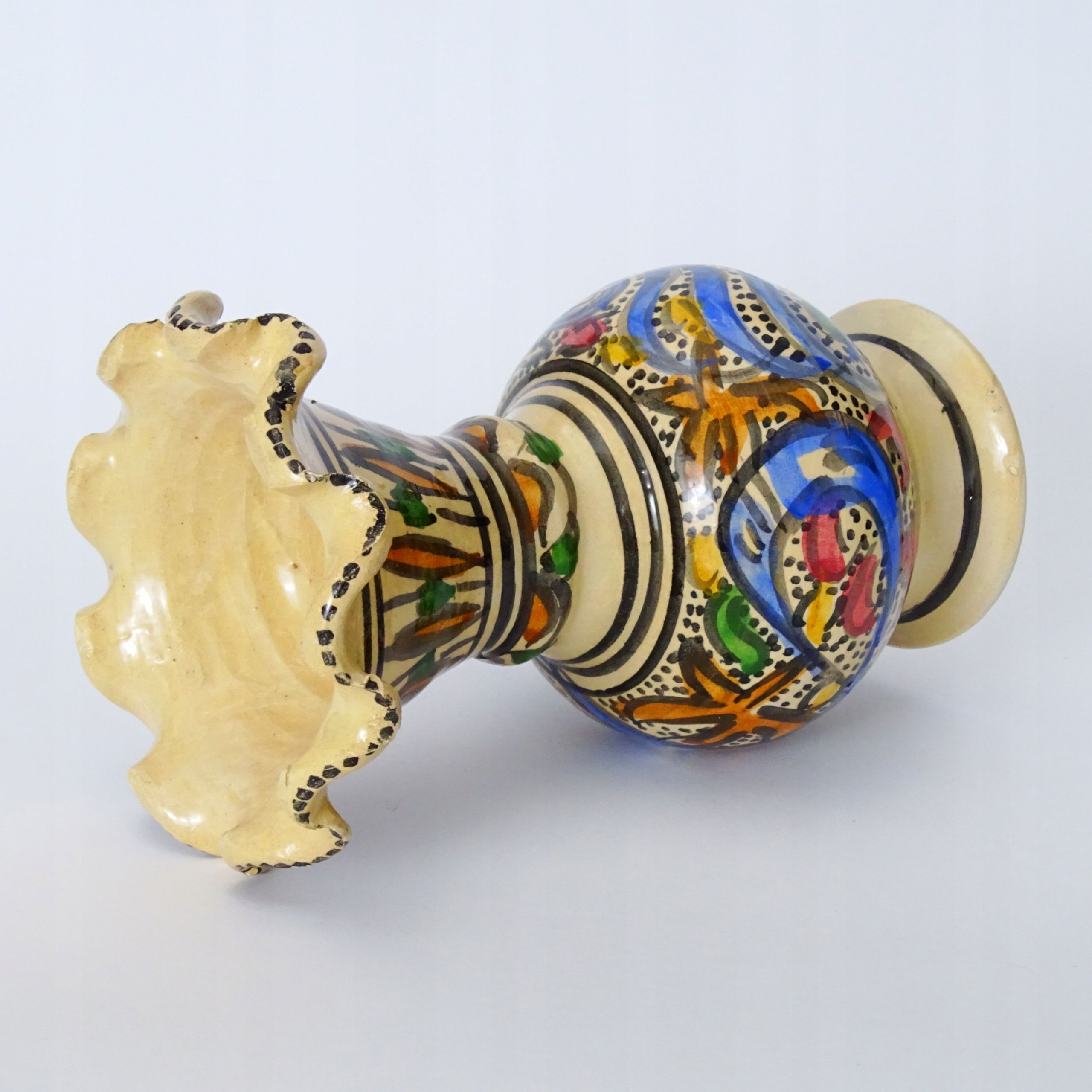 tunezja piękny malowany wazon ceramiczny