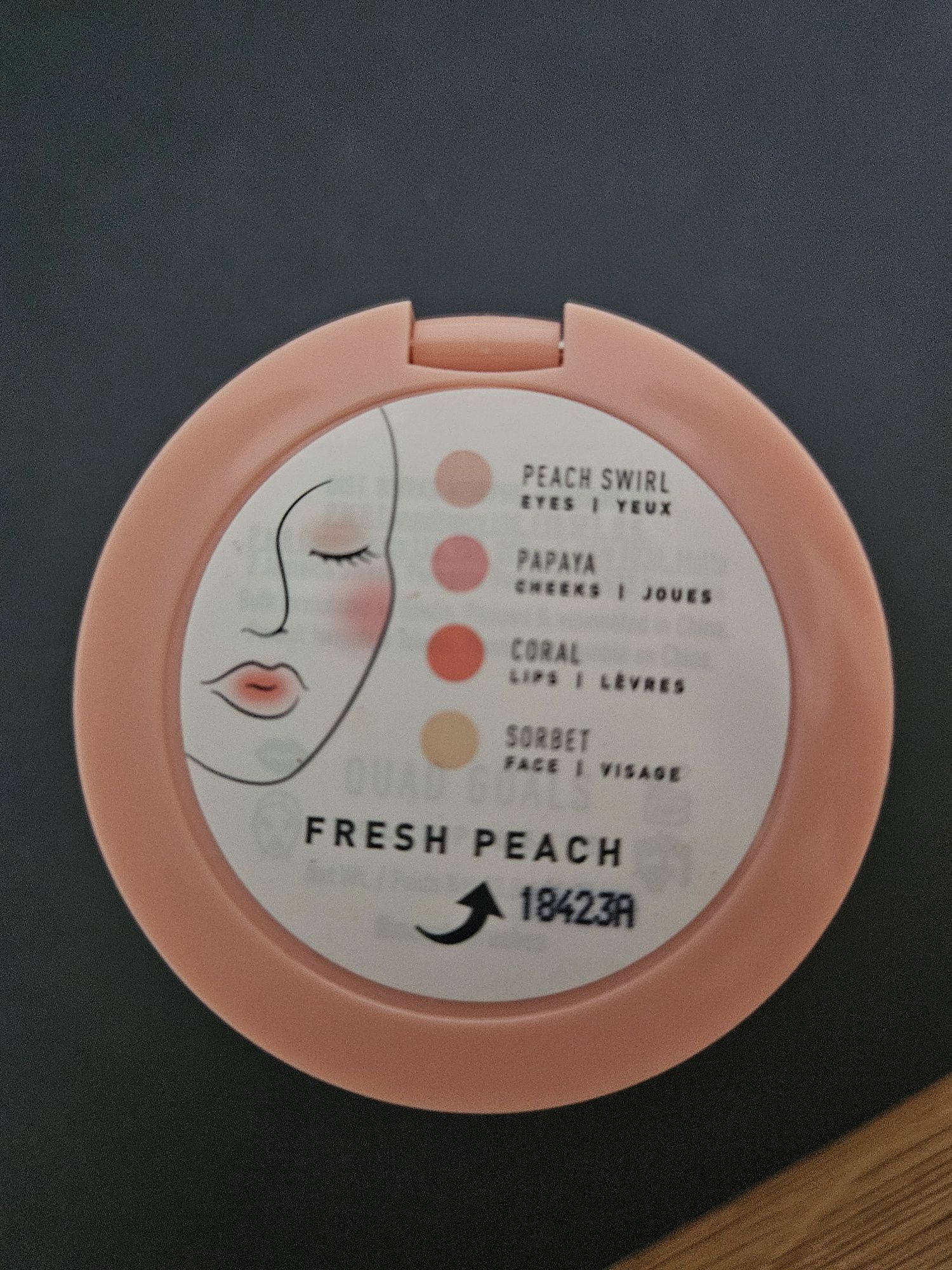 Paletka Morphe 2 Quad Goals Fresh Peach