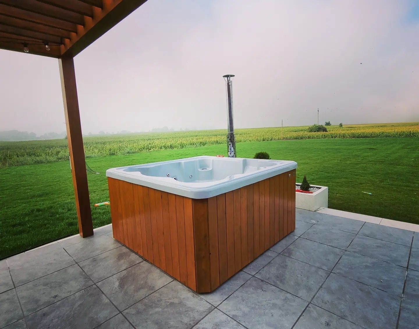 Jacuzzi ogrodowe balia ogrodowa 6 osobowe