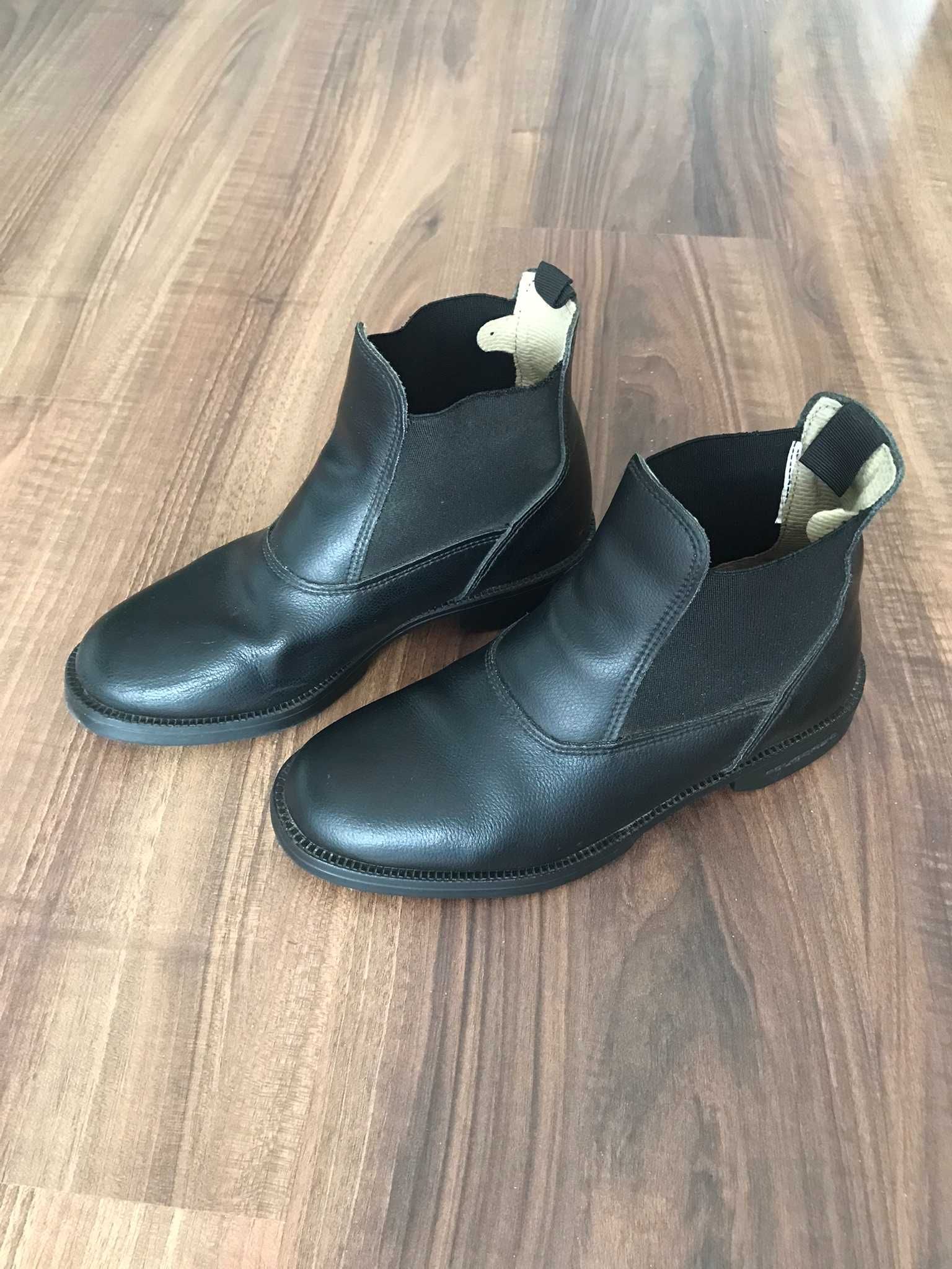 skórzane sztyblety Fouganza r. 36