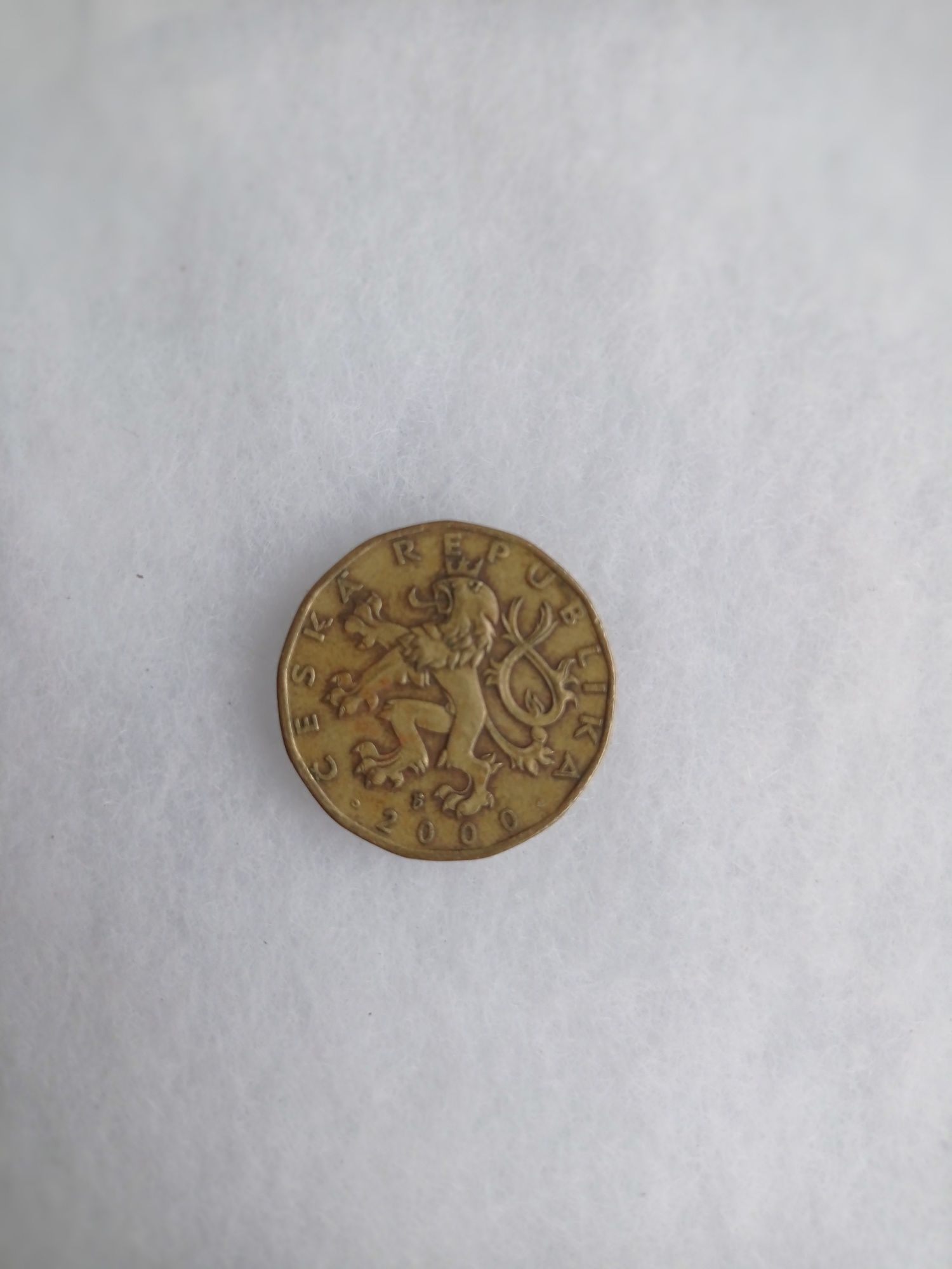 Moneta 20 koron czeskich 2000 r. Millenium