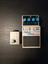 Delay Boss DD-7 c/ tap tempo externo