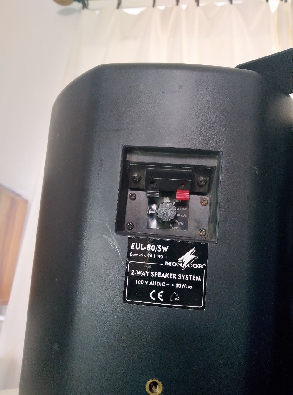 Колонки Monacor EUL-80SW