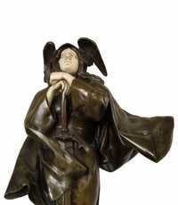 Estátua bronze anjo espada bronze século XX | Jean Verschneiter