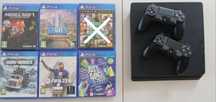 Ps4  i 5 gier i 1 pad działajacy