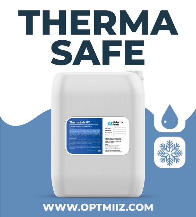 Líquido Imersão Antminer ASIC - (Crystal Fluid) - ThermalSafe 5L