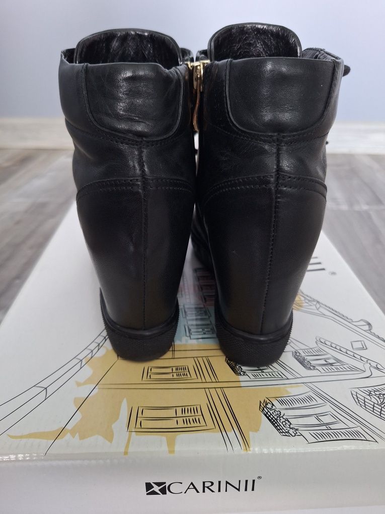 Buty damskie sneakersy skórzane