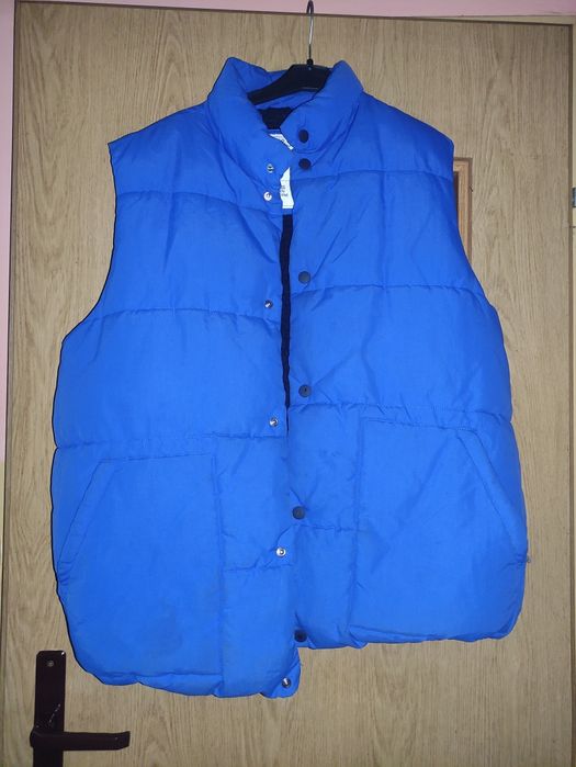 Kamizelka Bezrękawnik Niebieska M&S 15/16 lat