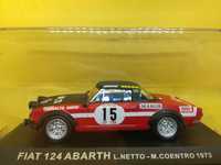 N.45 Miniaturas Fiat de Rally 1/43 estado novo