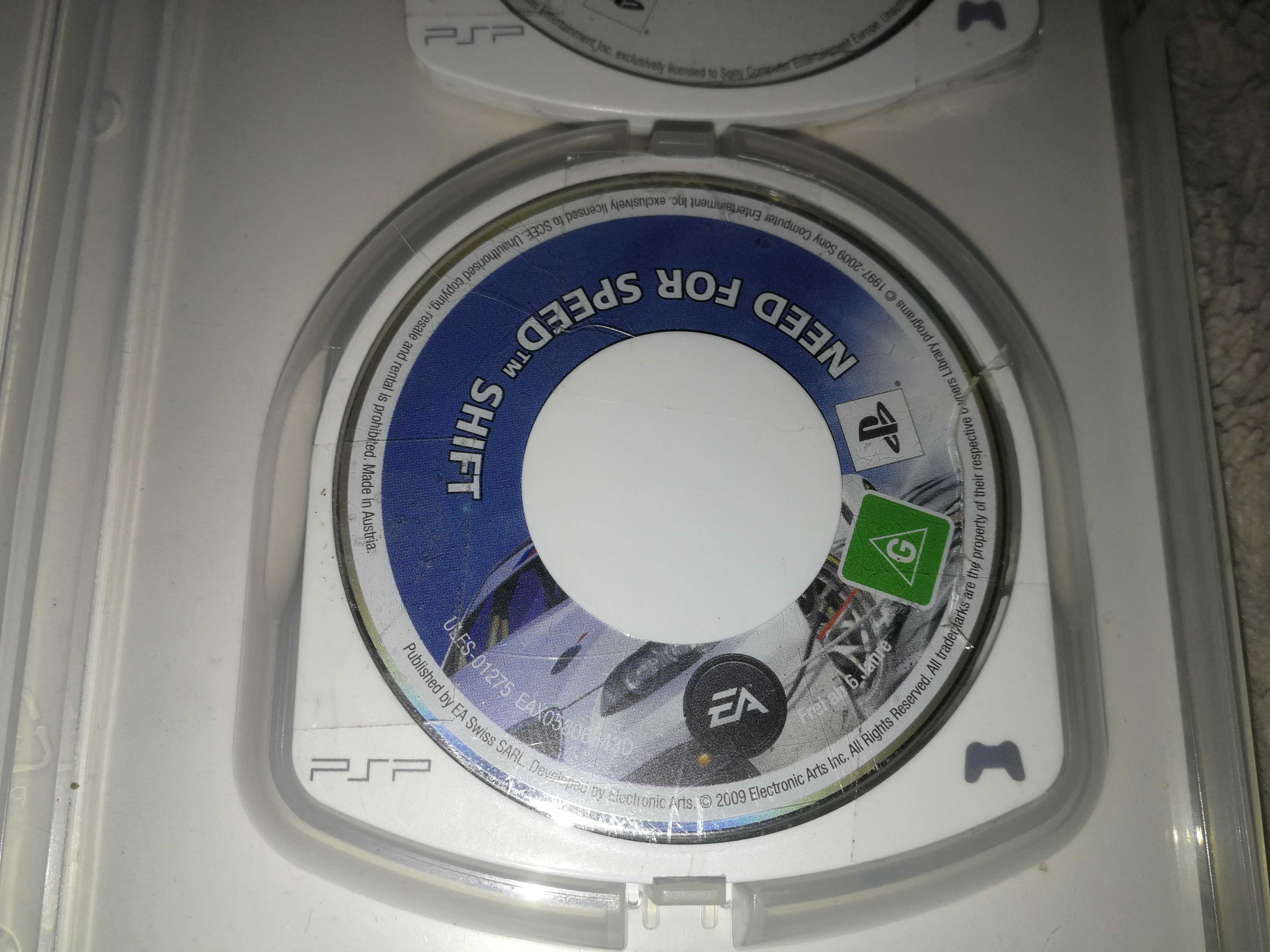 PSP 3 Gry Need For Speed Shift, Fifa 08, Brothers In Arms D-Day