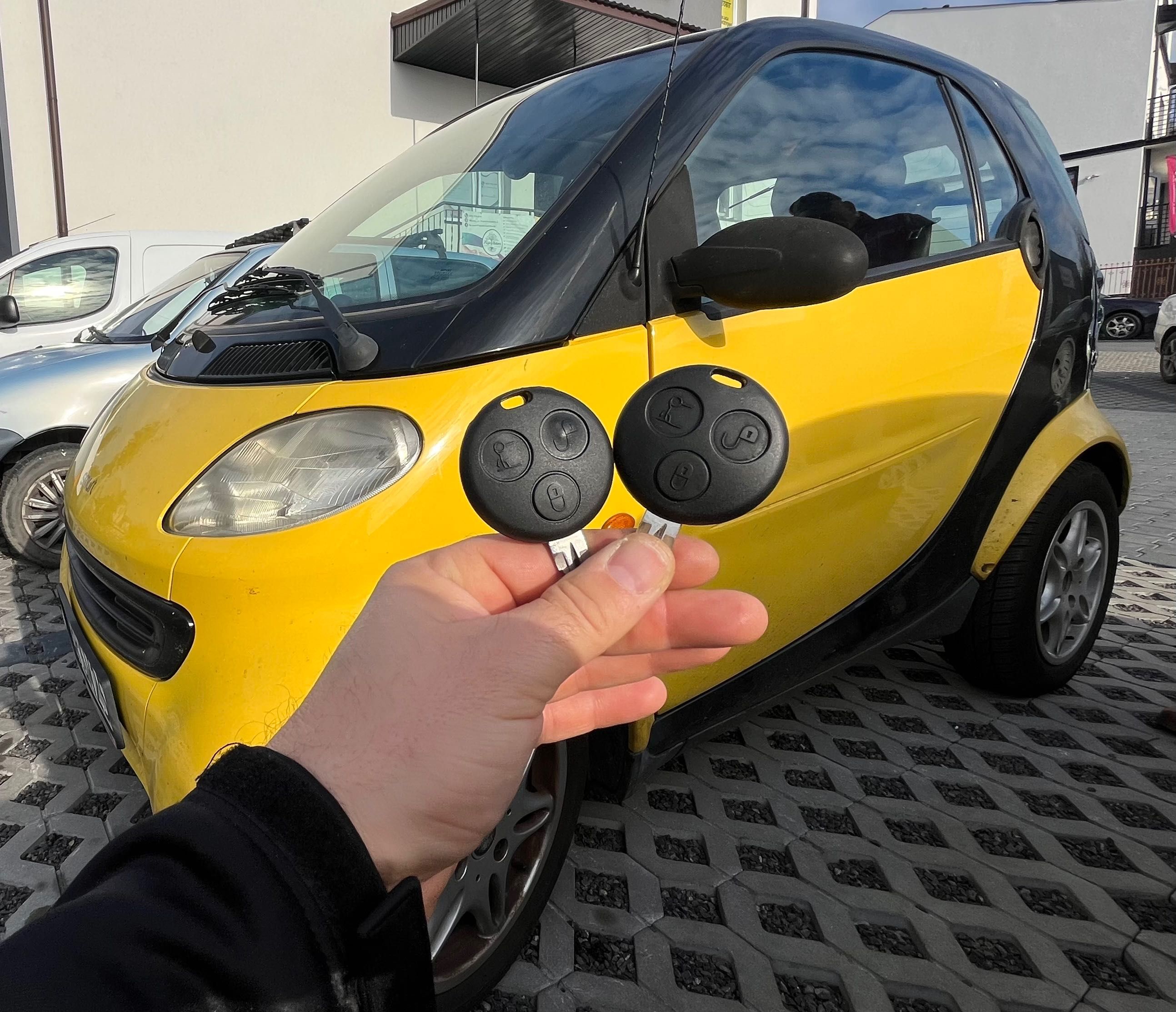 Kluczyk Smart ForTwo 450, pilot, zakodowany