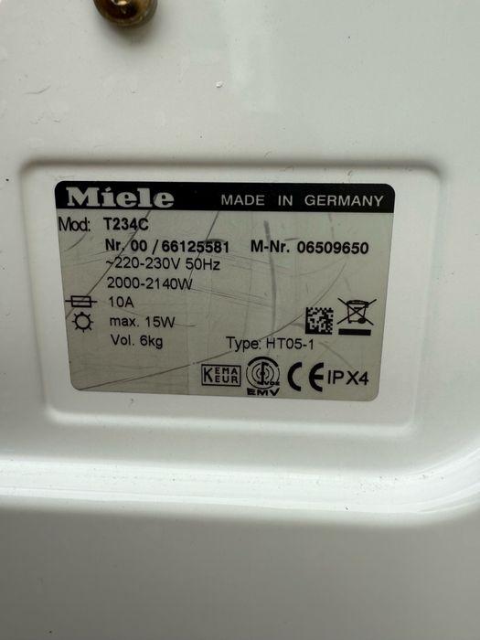 Suszarka Miele T234C