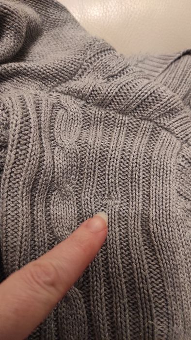 Szary sweter 146 , 152 rozpinany sweter 146 , 152