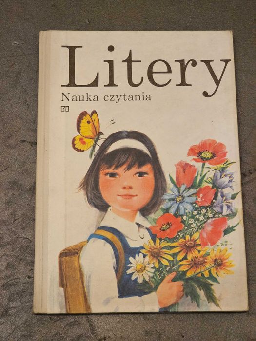 Litery - Nauka czytania - książka dla dzieci z PRL