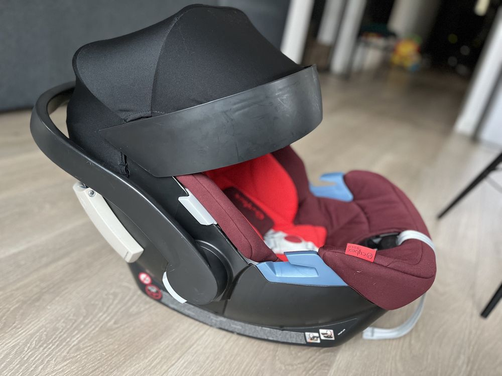 Fotelik cybex aton 3 s + baza isofix