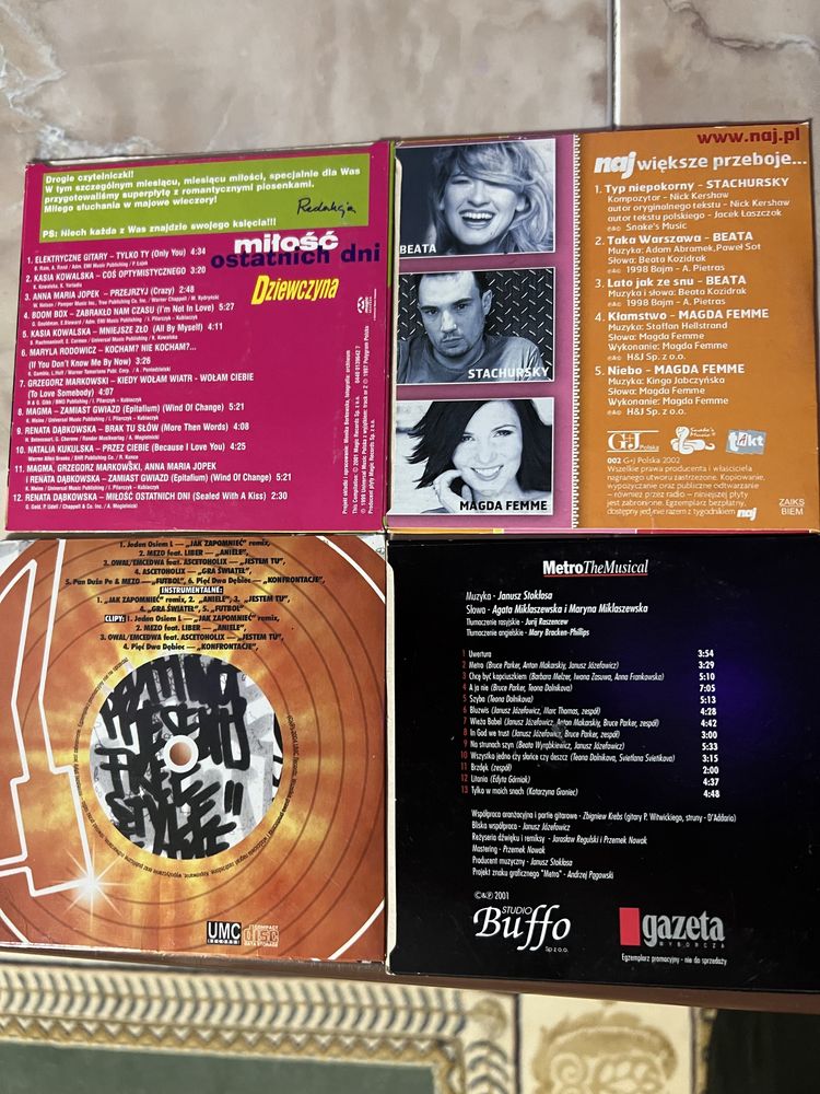 Płyty CD polscy wykonawcy - 16 szt