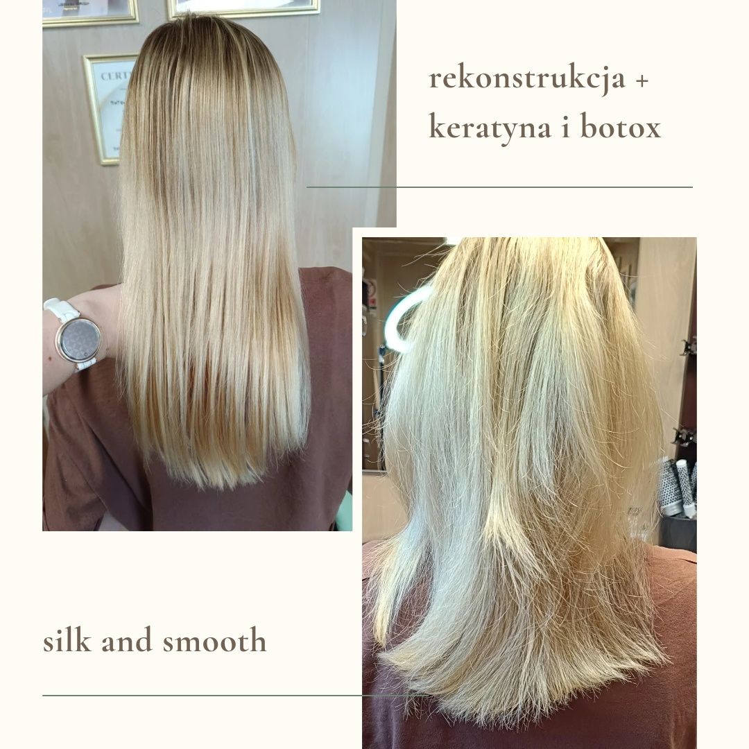 Keratynowe prostowanie botox nanoplastia rekonstrukcja regeneracja