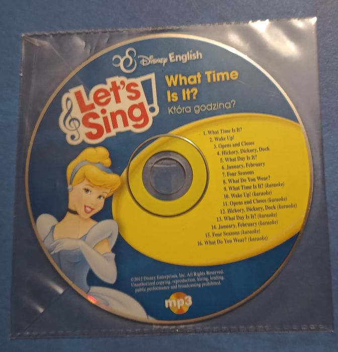 Let's Sing What Time Is It książka + cd