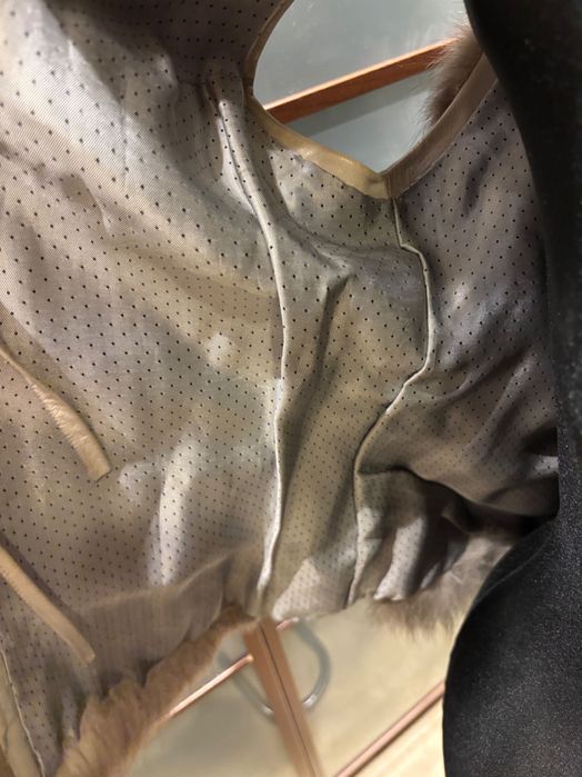 Kamizelka Handmade z Naturalnego Futra Lisa  Rozmiar M