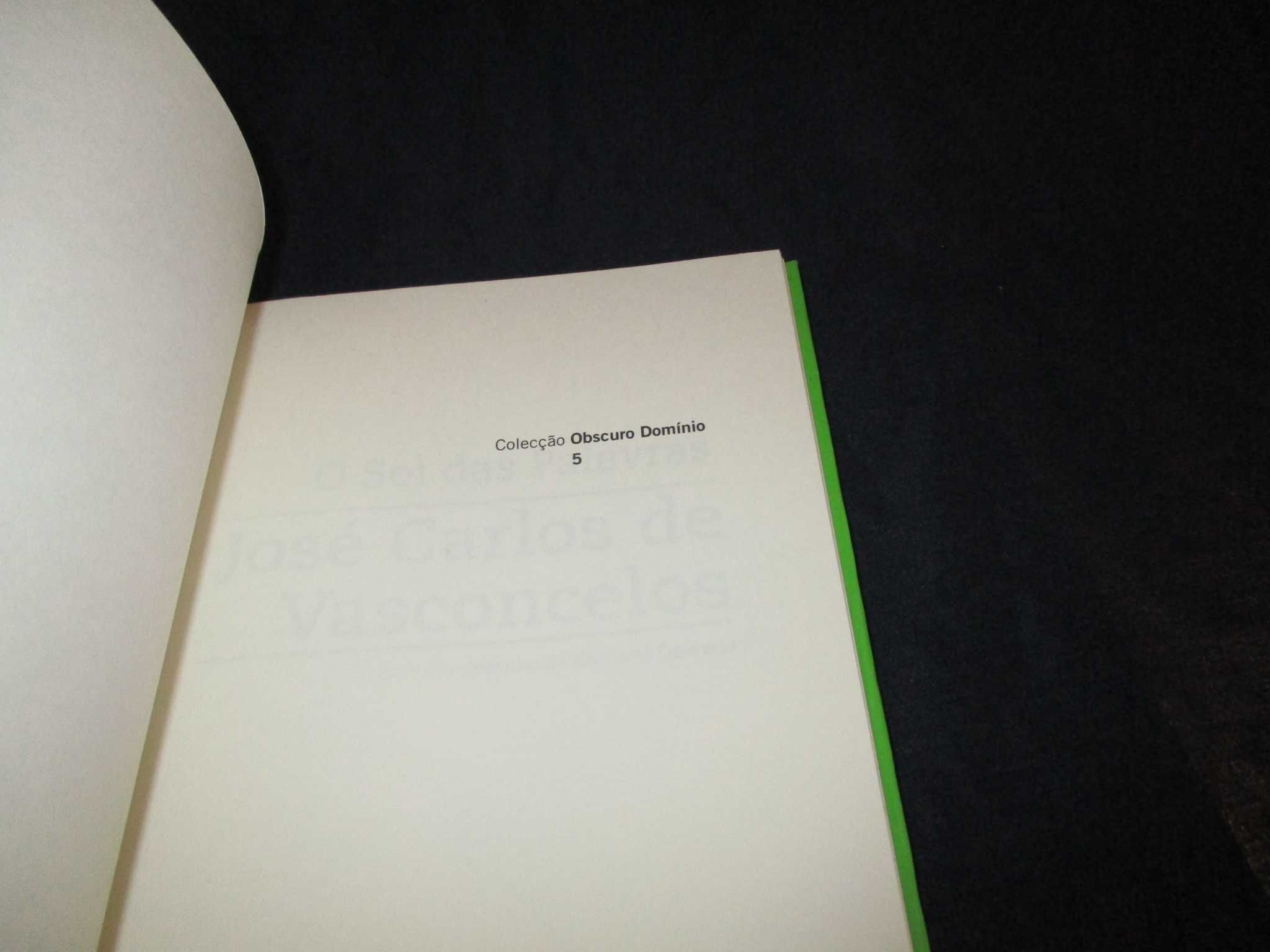Livro O Sol das Palavras José Carlos Vasconcelos