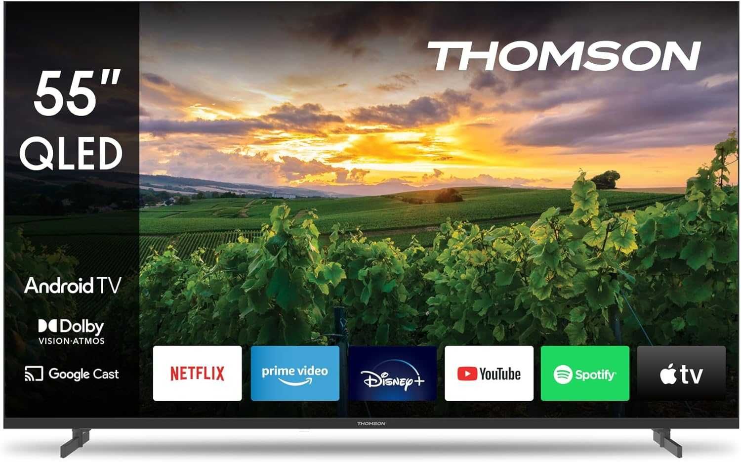 Скидка! Телевизор 55" Thomson 55QA2S13 (4K Android TV Bluetooth T2/S2)
