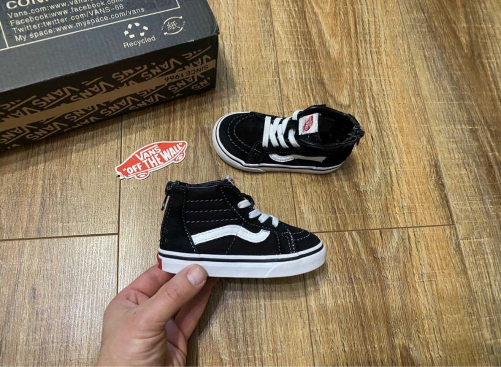 Кроссовки кросівки детские кеды Vans оригинал р.22 унисекс