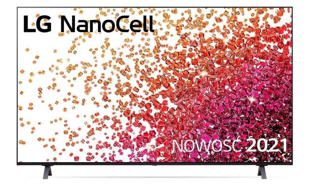 Telewizor LG 43NANO756: 4K UHD Bluetooth, Wi-Fi, LAN, funkcja Smart TV