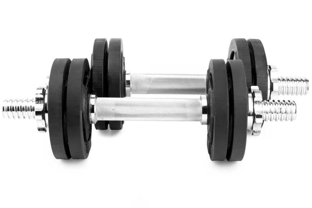 Hantle żeliwne kierownice regulowane 2x7,5kg zestaw 15kg talerze LUB
