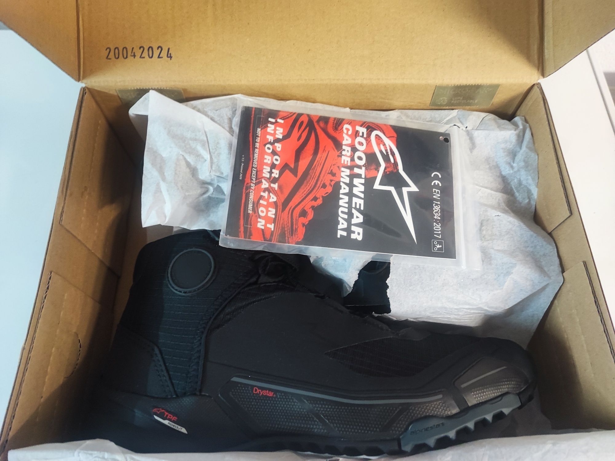 Botas Alpinestares CR-X Drystar Black Novas