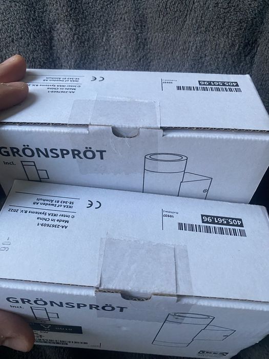 Dwa kinkiety Gronsprot IKEA nowe