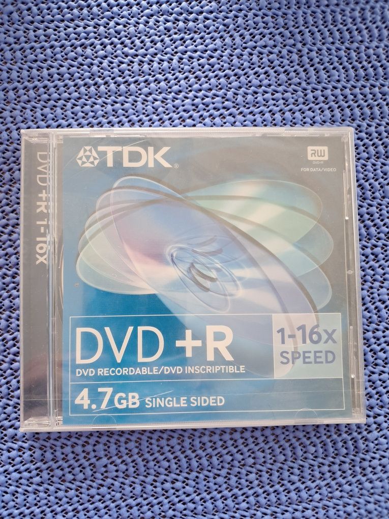Płyta DVD+R 4,7 GB 1-16×speed, nowa oryginalnie zafoliowana!