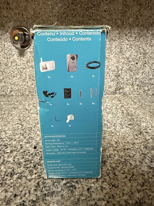 2 Videoporteiros Chacon 3.5 sem fios