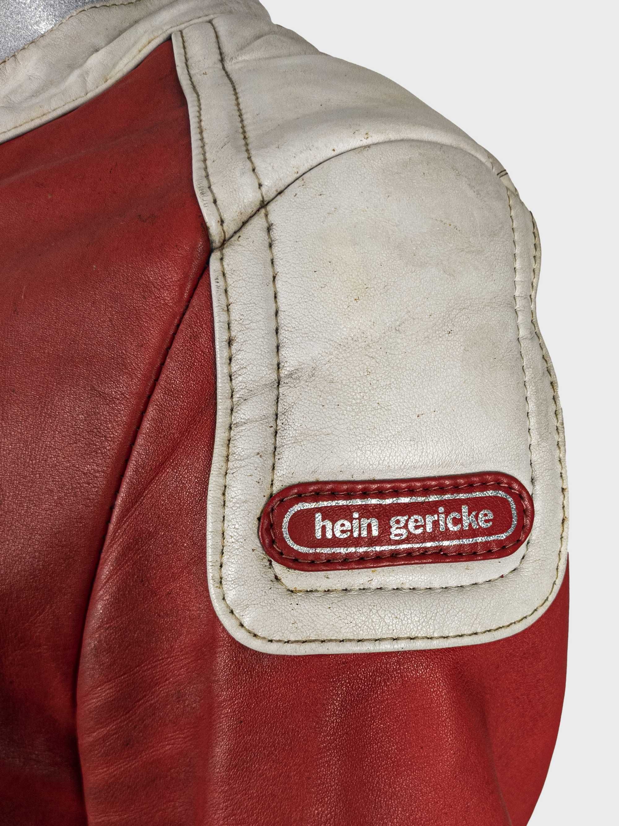 Hein gericke винтажная вишневая байкерская куртка 1980-х годов