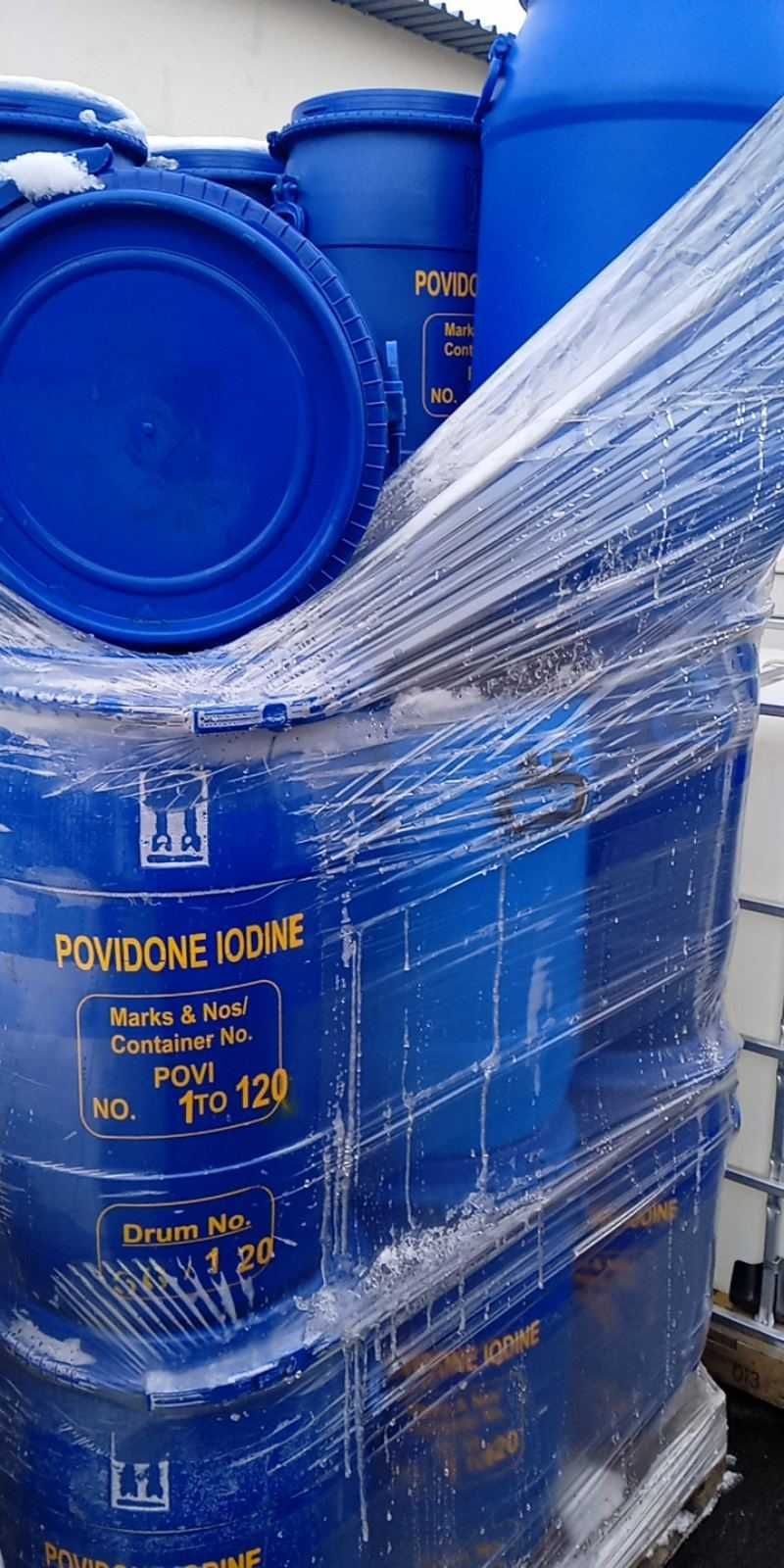 Пластикова бочка на 50л з кришкою під хомут технічна
