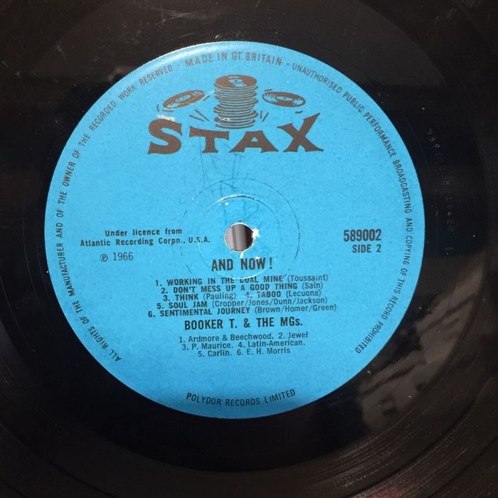 Vinil: Booker T. & The MG’S - And Now - 1966