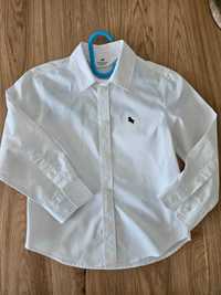 Biała elegancka okolicznościowa bawełniana koszula H&M roz. 110