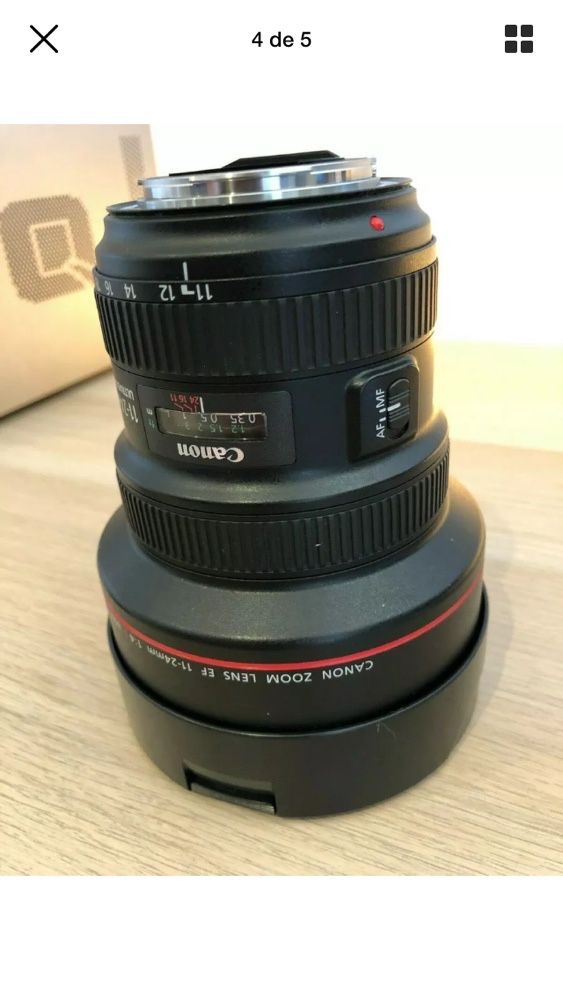 Canon EF 11-24mm f/4L USM) como nova