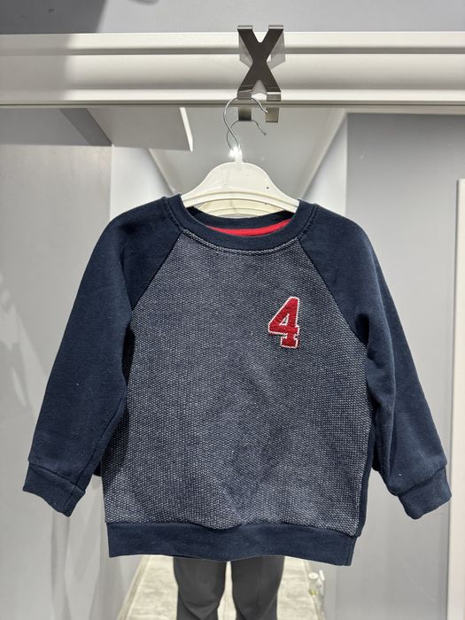 Bluza chłopięca granatowa zakładana przez głowę 104