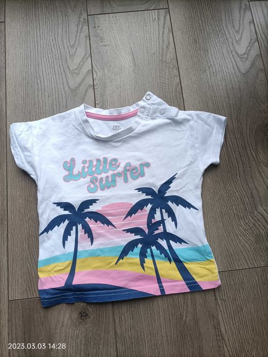 Bluzka z krótkim rękawkiem Fred & Flo rozm. 6-9M