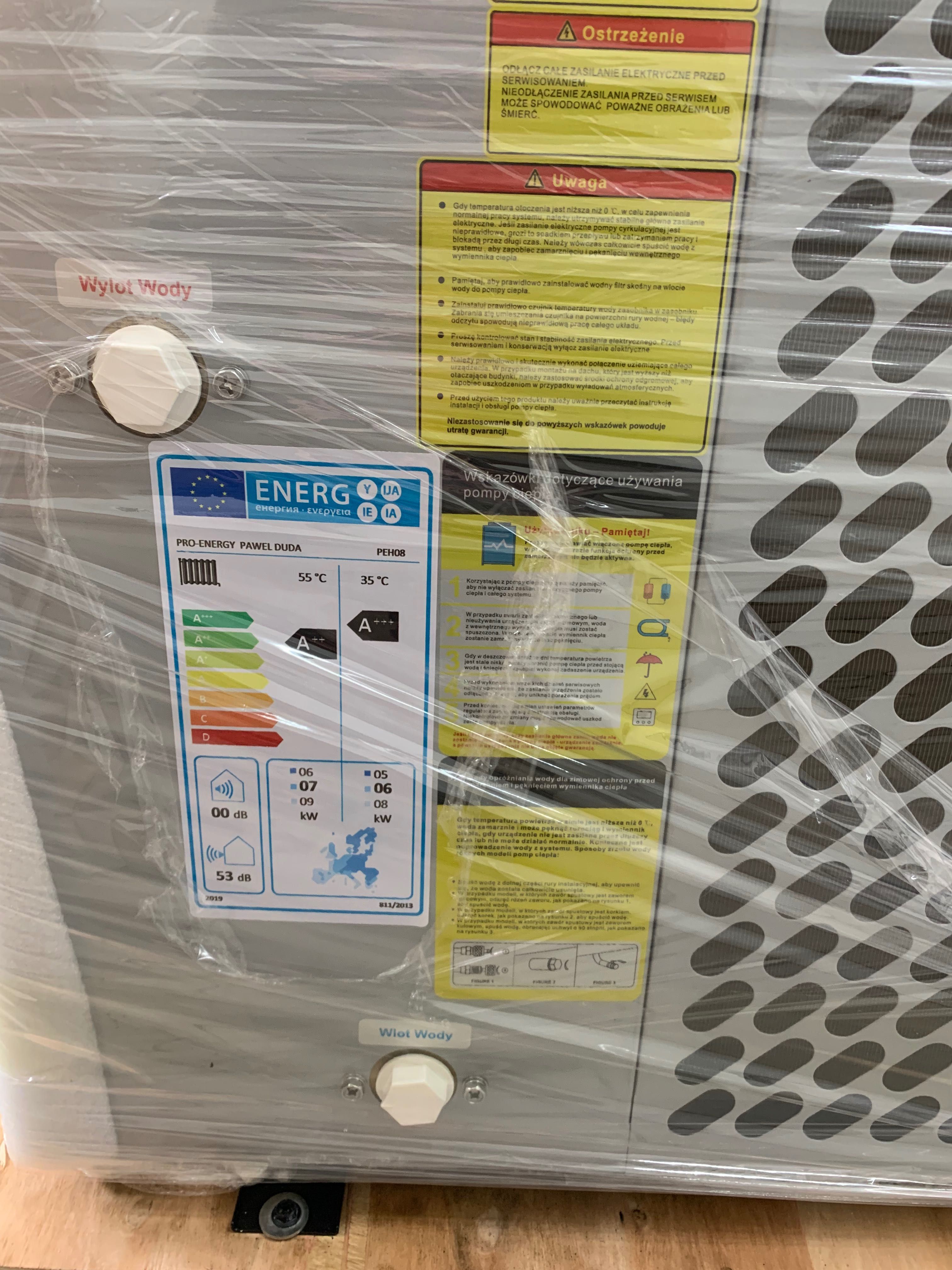 Pompa Ciepła EVI Monoblok 8,4 kw Panasonic Zamiana.