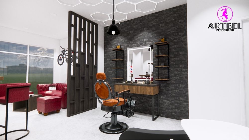 Mobiliario barbearia