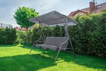 Huśtawka Ogrodowa Relax 3-os. + Miękki Materac GRATIS!