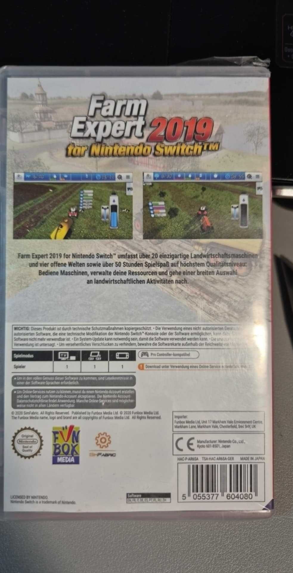 Gra Nintendo  Switch FARM EXPERT 2019 traktor