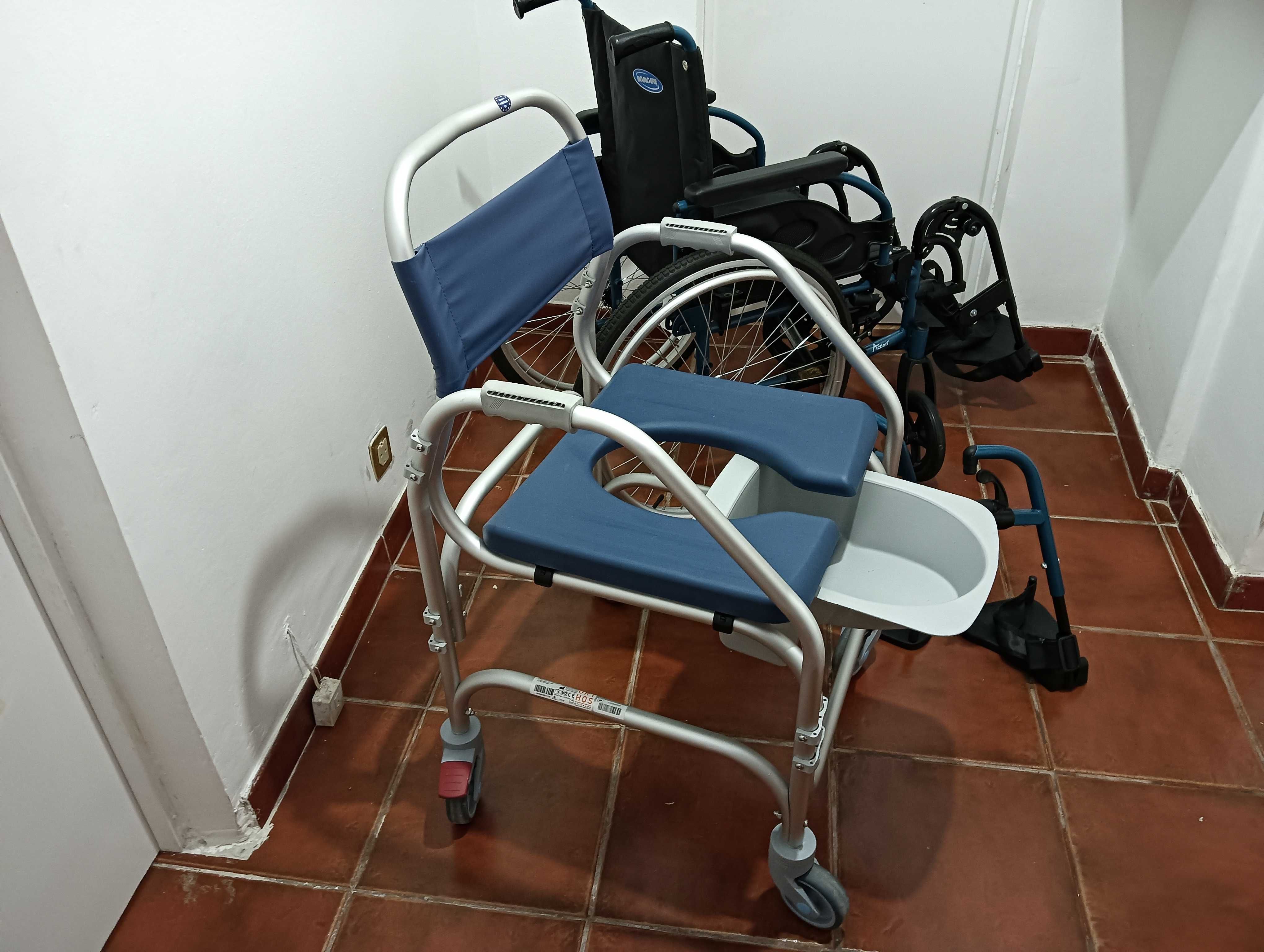 Cadeira Sanita e de Banho com Rodas PACIFIC ORTHOS XXI