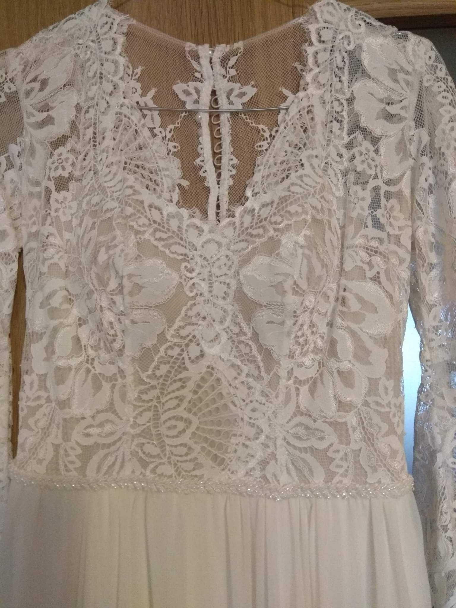 Suknia ślubna w stylu Boho rozmiar XS