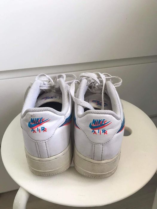 Buty młodzieżowe adidasy trampki białe Nike Air Force 1 LV8 KSA (GS)