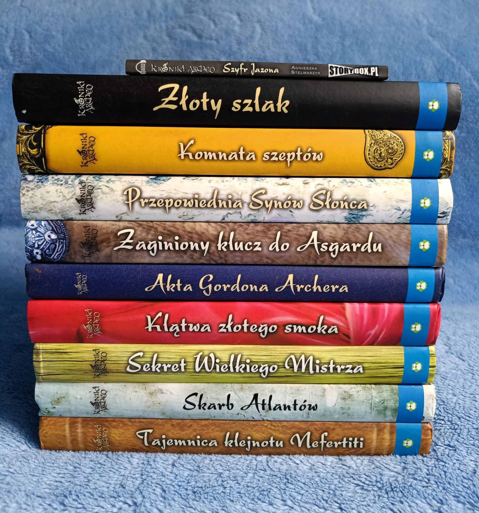 Zestaw książek Kroniki Archeo Agnieszka Stelmaszyk, jak nowe, idealne